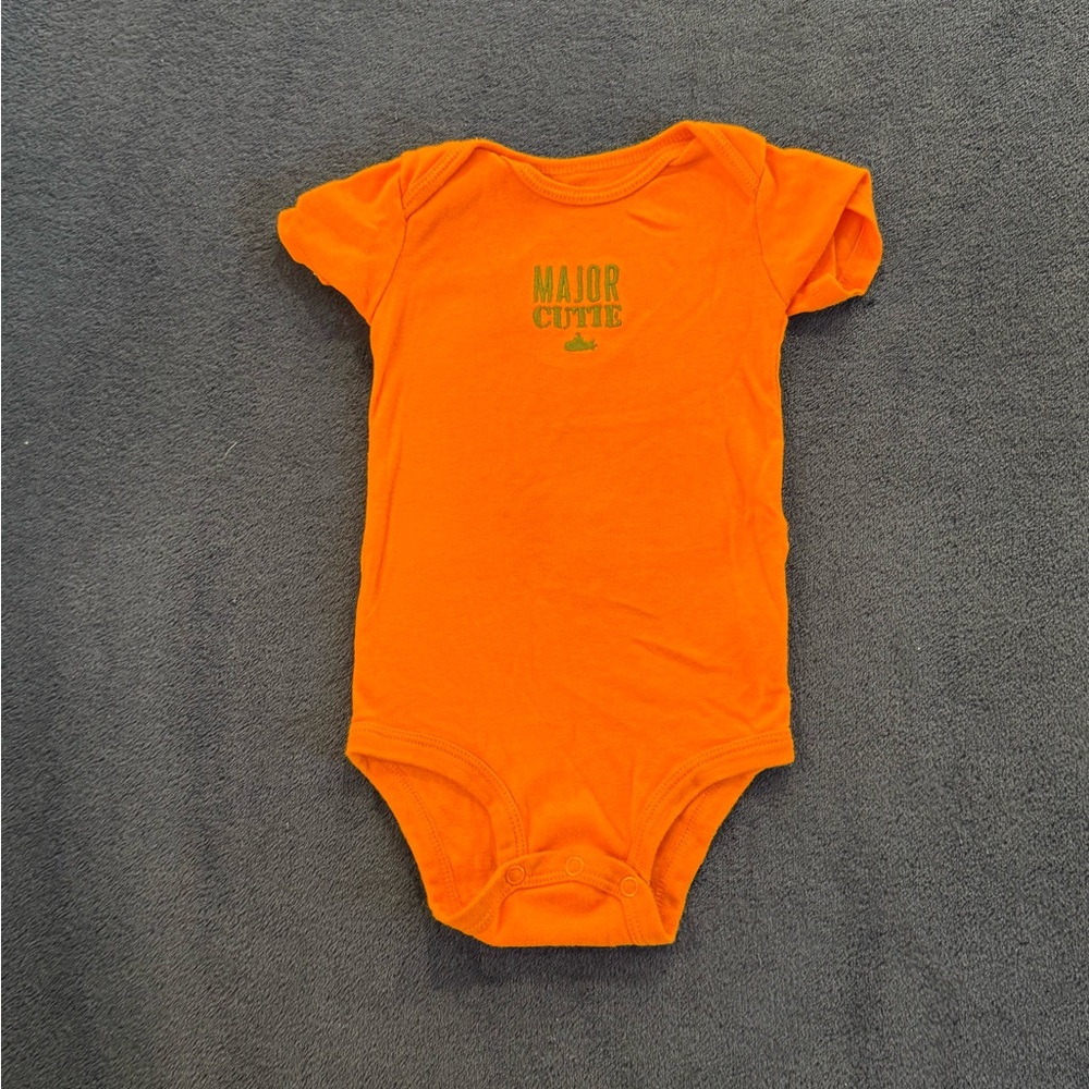 Carter's Bright Orange Bodysuit - Major Cutie